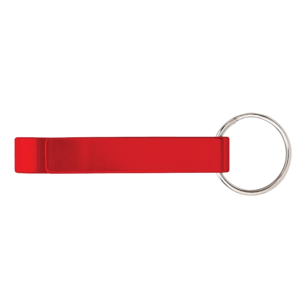 Keyring made of anodized aluminum that works as a bottle opener.... from ASI 57655 STOPNGO Line