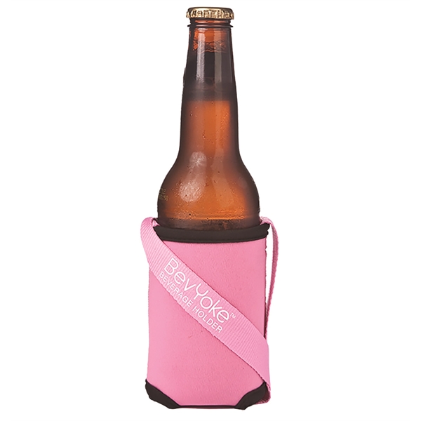 Beverage holder, stretchable neoprene sleeve with lanyard.... from ASI 55450 Franmara Inc