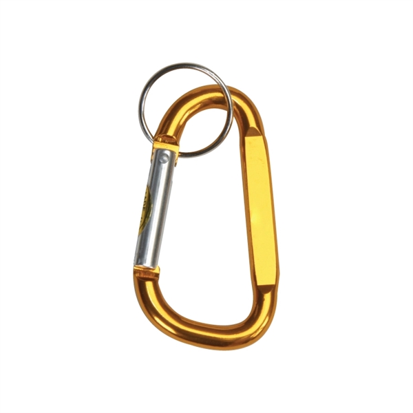 6mm carabiner made of anodized aluminum with a split keyring.... from ASI 57655 STOPNGO Line