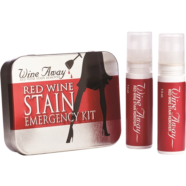 Red wine stain emergency kit with two mini-mist spray plastic vials.... from ASI 55450 Franmara Inc
