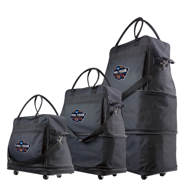 Expandable polyester travel bag with wheels.... from ASI 57702 GoodHopeBags, Inc.