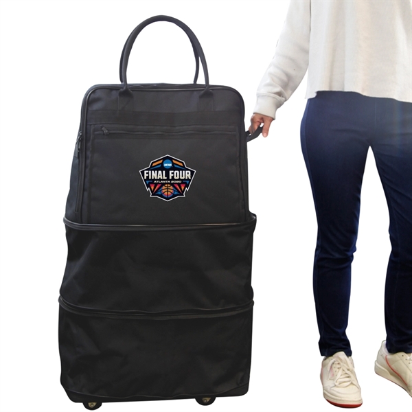 Expandable polyester travel bag with wheels.... from ASI 57702 GoodHopeBags, Inc.