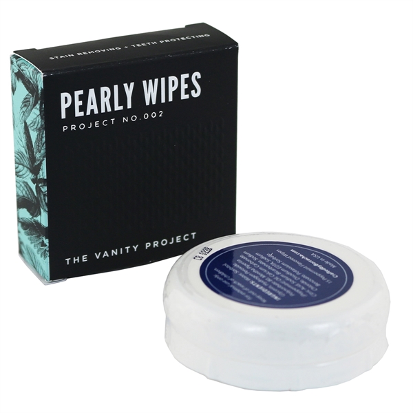 Pearly Wipes mirror compact with 15 peppermint flavored disposable dental wipes.... from ASI 55450 Franmara Inc