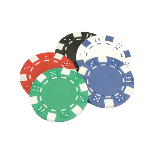 Professional poker chips made of durable clay-resin ABS composite.... from ASI 57655 STOPNGO Line