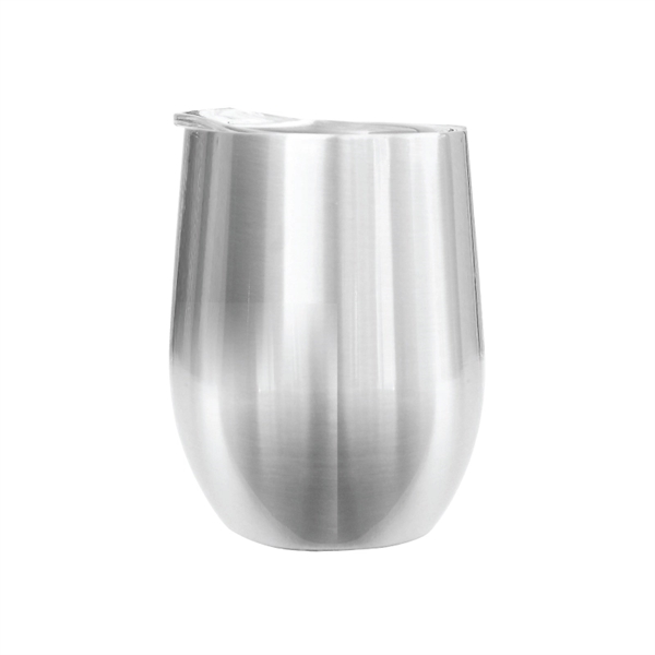 12 oz. stemless wine glass made of stainless steel with a... from ASI 57655 STOPNGO Line