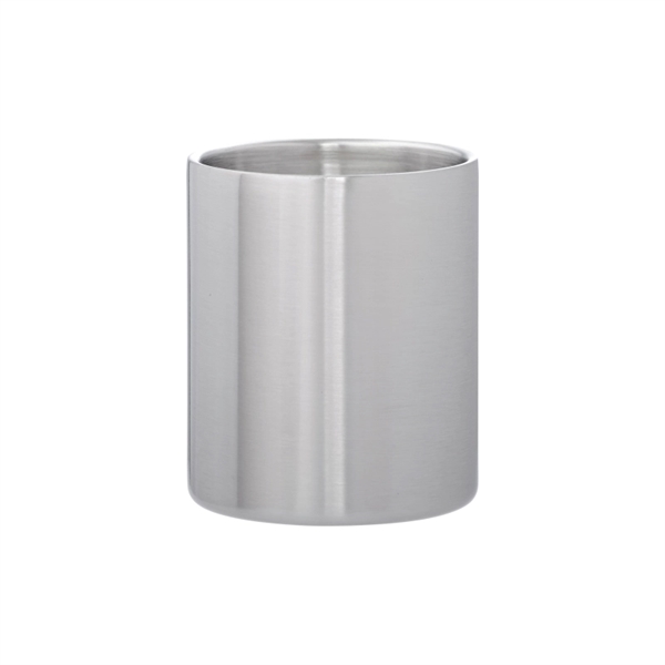 10 oz. brushed finish stainless steel old fashioned whiskey glass.... from ASI 57655 STOPNGO Line