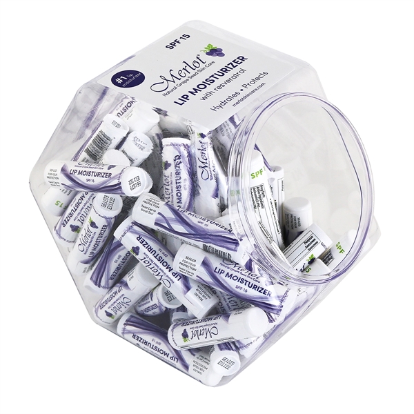 Lip moisturizer display set with 60 moisturizers each keeps lips hydrated,... from ASI 55450 Franmara Inc