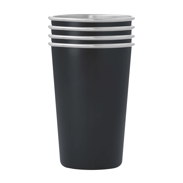 16 oz. brushed finish stainless steel pint cup.... from ASI 57655 STOPNGO Line