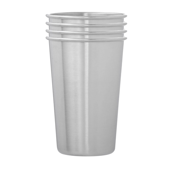 16 oz. brushed finish stainless steel pint cup.... from ASI 57655 STOPNGO Line