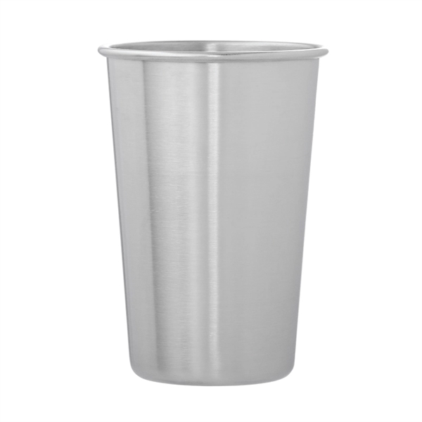 16 oz. brushed finish stainless steel pint cup.... from ASI 57655 STOPNGO Line