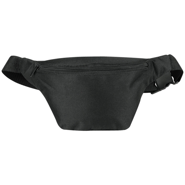 600 denier polyester fanny waist pack with one zippered compartment, adjustable... from ASI 57655 STOPNGO Line