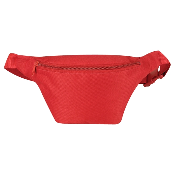 600 denier polyester fanny waist pack with one zippered compartment, adjustable... from ASI 57655 STOPNGO Line