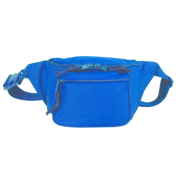 Fanny pack made of 600 denier polyester with three zippered compartments,... from ASI 57655 STOPNGO Line