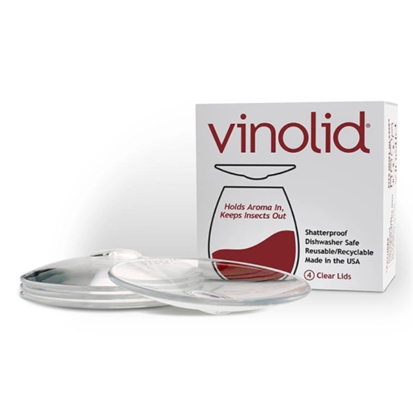 Wine glass lid lets you swirl and aerate wine in the... from ASI 55450 Franmara Inc
