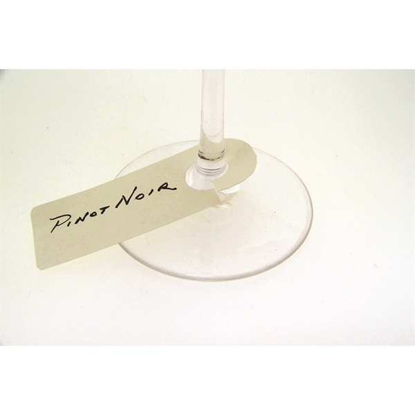 Wine flight stemware tags, set of 100. Blank.... from ASI 55450 Franmara Inc