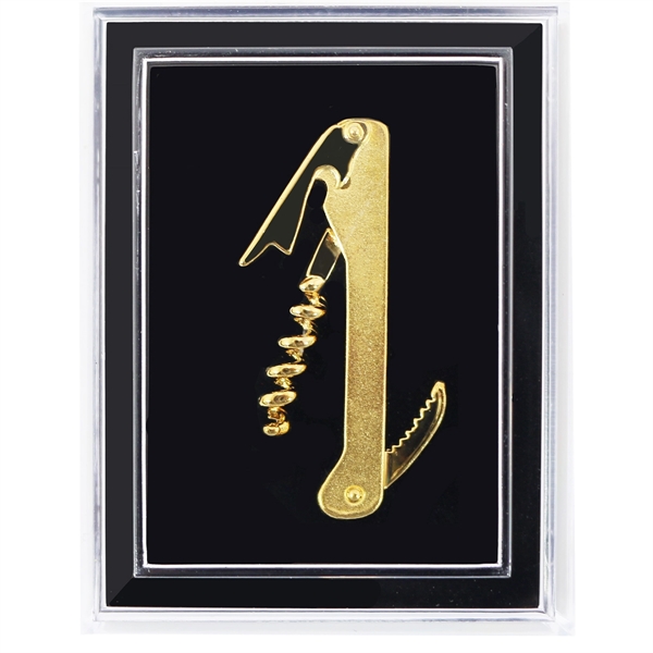 1 3/8" x 1/2" gold or silver electroplated corkscrew lapel pin... from ASI 55450 Franmara Inc