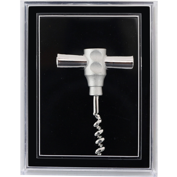 Miniature 1 3/8" x 1" electroplated pocket corkscrew lapel pin with... from ASI 55450 Franmara Inc