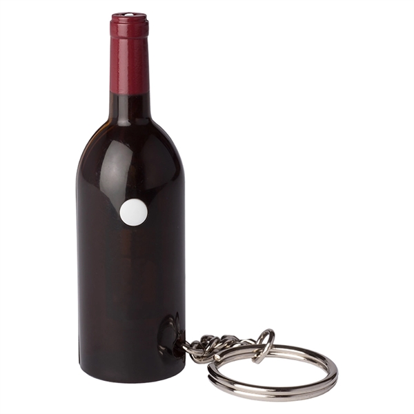 Wine Bottle Key Chain Light with 1" split ring.... from ASI 55450 Franmara Inc