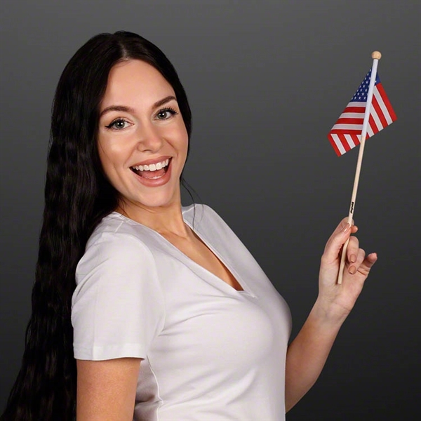 NON-Light Up Small Flags; Blank & Imprinted Pricing... from ASI 34194 ALightPromos