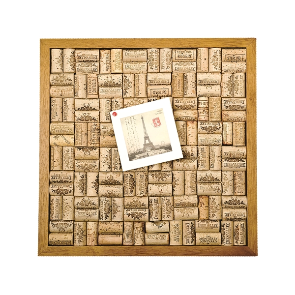 16" x 16" x 1 1/2" bulletin board set with a... from ASI 55450 Franmara Inc