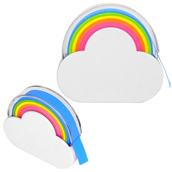 RAINBOW STICKY NOTE DISPENSER... from ASI 30208 A P Specialties / AP Specialties