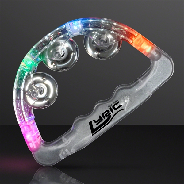 Blank or Imprinted. Light up tambourine.... from ASI 34194 ALightPromos / Alight Promotional Products