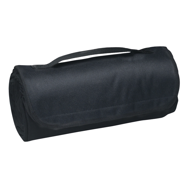 Large 48" x 53" polyester sweatshirt material blanket with fleece underside.... from ASI 61125 Hit Promotional Products / Hit®