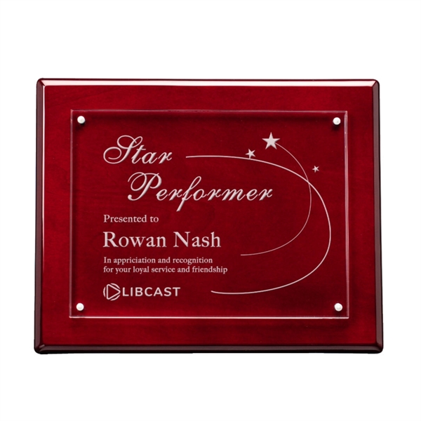 The elegant Sedum Plaque is manufactured with the finest Rosewood to... from ASI 84592 St Regis Group / St Regis