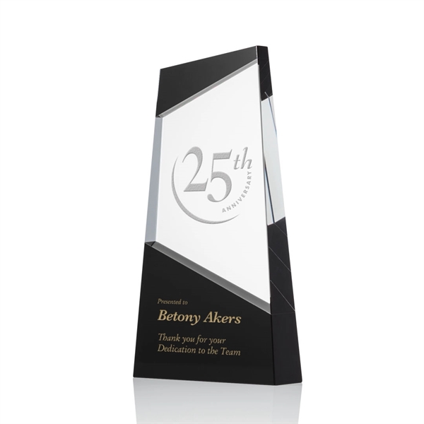 The Amstel Award combines ebony and clear optical crystal in this... from ASI 84592 St Regis Group / St Regis