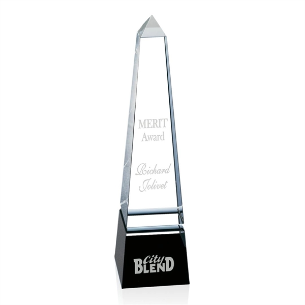 A tapered high monolith of pure, sparkling optical crystal accented with... from ASI 84592 St Regis Group / St Regis