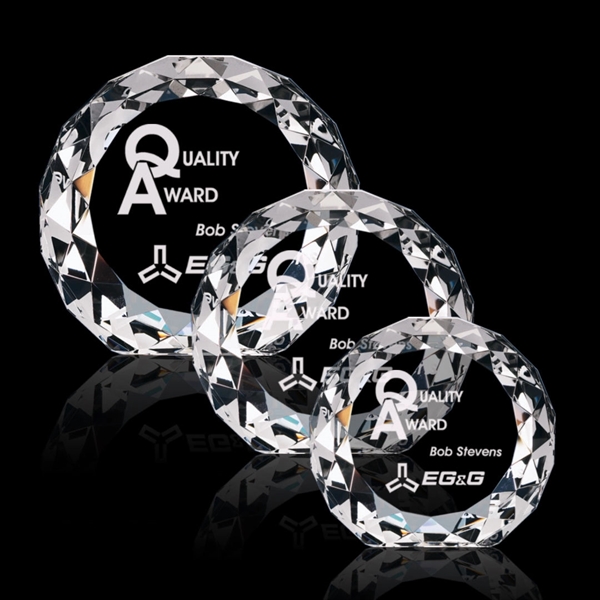 Gem Cut Circle - Optical Award.... from ASI 84592 St Regis Group / St Regis