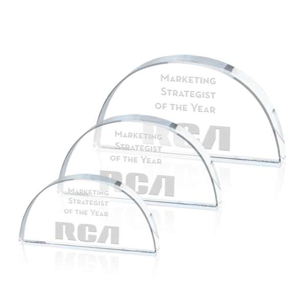 Montrose is a freestanding arc of flawless optical crystal... from ASI 84592 St Regis Group / St Regis