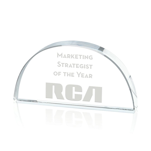 Montrose is a freestanding arc of flawless optical crystal... from ASI 84592 St Regis Group / St Regis