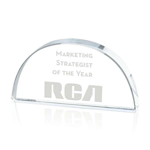 Montrose is a freestanding arc of flawless optical crystal... from ASI 84592 St Regis Group / St Regis