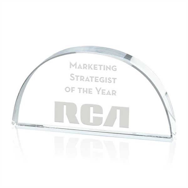 Montrose is a freestanding arc of flawless optical crystal... from ASI 84592 St Regis Group / St Regis