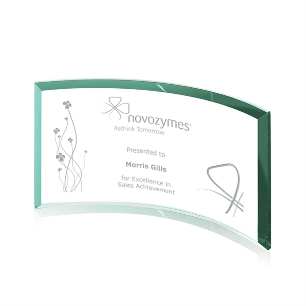 Jade crescent glass award... from ASI 84592 St Regis Group / St Regis