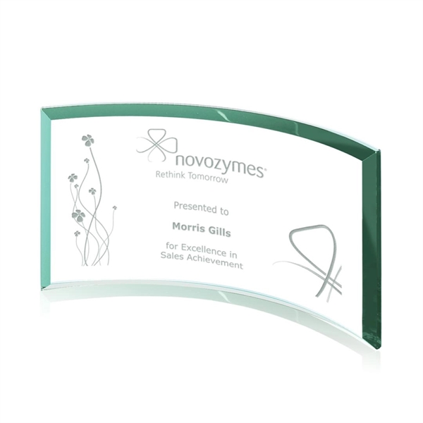 Jade crescent glass award... from ASI 84592 St Regis Group / St Regis