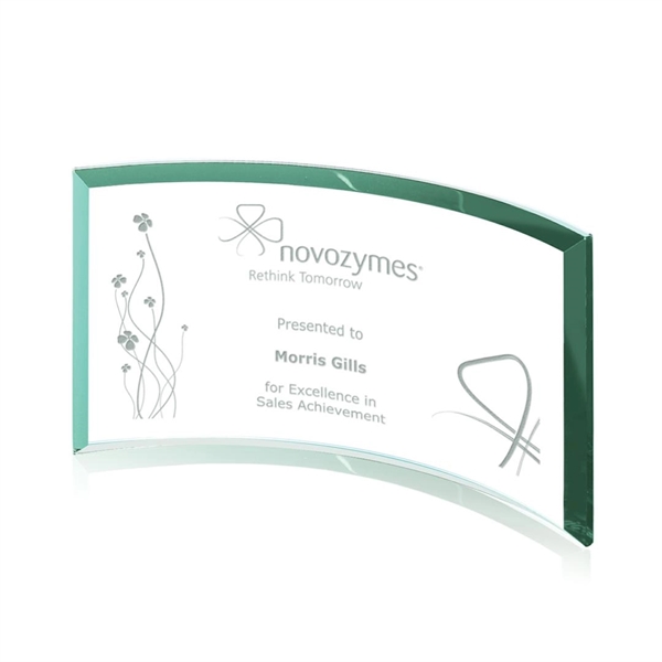 Jade crescent glass award... from ASI 84592 St Regis Group / St Regis