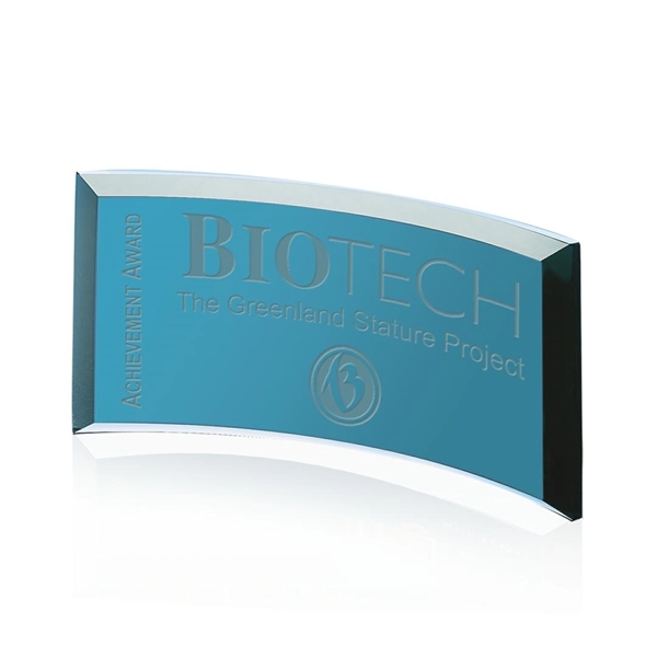 Teal glass award.... from ASI 84592 St Regis Group / St Regis