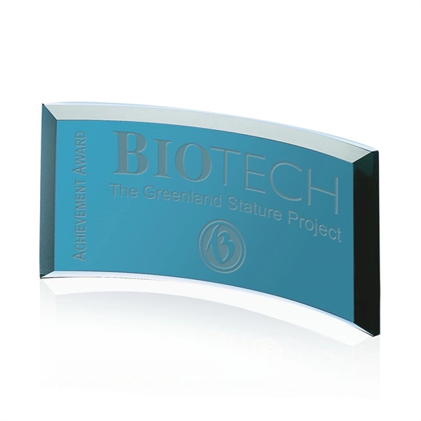 Teal glass award.... from ASI 84592 St Regis Group / St Regis