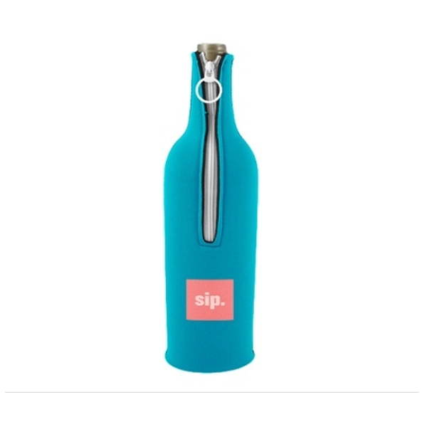 Wine bottle insulator, high quality neoprene (wet suit material), glued-in bottom.... from ASI 74710 Numo / NUMO