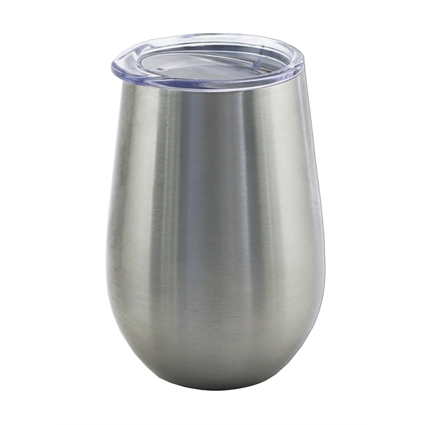12 oz. triple wall stainless steel stemless wine glass with or... from ASI 55450 Franmara Inc