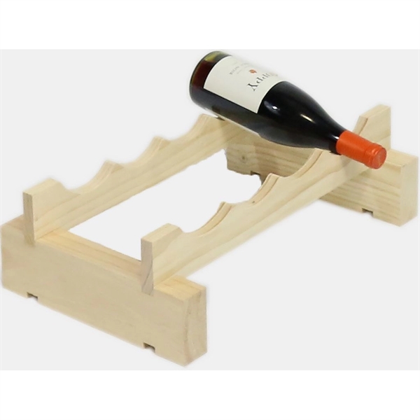 1 layer wine rack made of renewable plantation pine wood, natural.... from ASI 55450 Franmara Inc