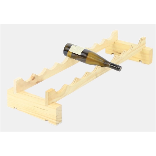 1 layer wine rack made of renewable plantation pine wood, natural.... from ASI 55450 Franmara Inc
