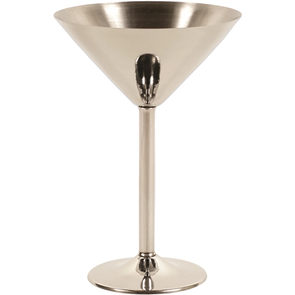 Polished stainless steel martini glass, assembled and boxed.... from ASI 55450 Franmara Inc