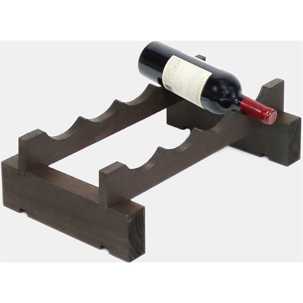 1 layer wine rack made of renewable plantation stained pine wood.... from ASI 55450 Franmara Inc