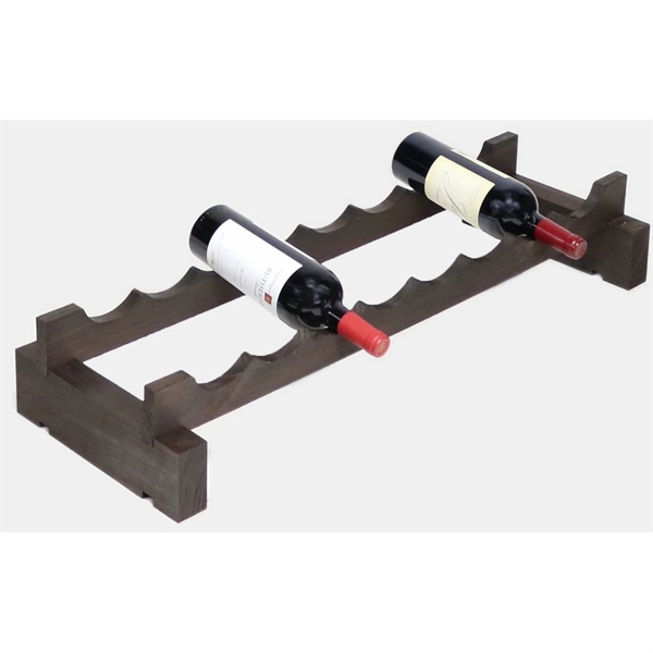 1 layer wine rack made of renewable plantation stained pine wood.... from ASI 55450 Franmara Inc