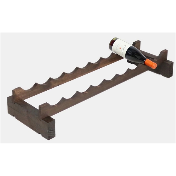 1 layer wine rack made of renewable plantation stained pine wood.... from ASI 55450 Franmara Inc