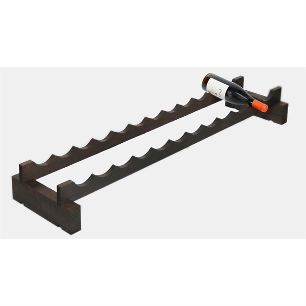 1 layer wine rack made of renewable plantation stained pine wood.... from ASI 55450 Franmara Inc