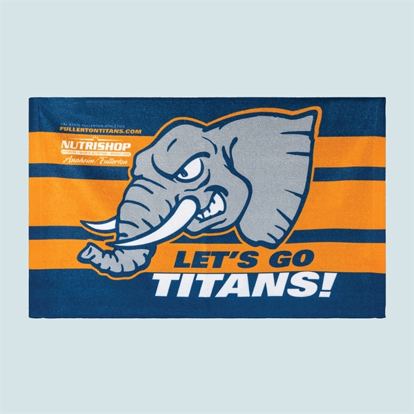 11" x 18" sports towels made from 100% microfiber polyester terry... from ASI 90913 Terry Town